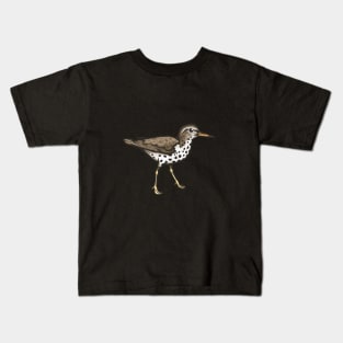 Spotted Sandpiper Kids T-Shirt